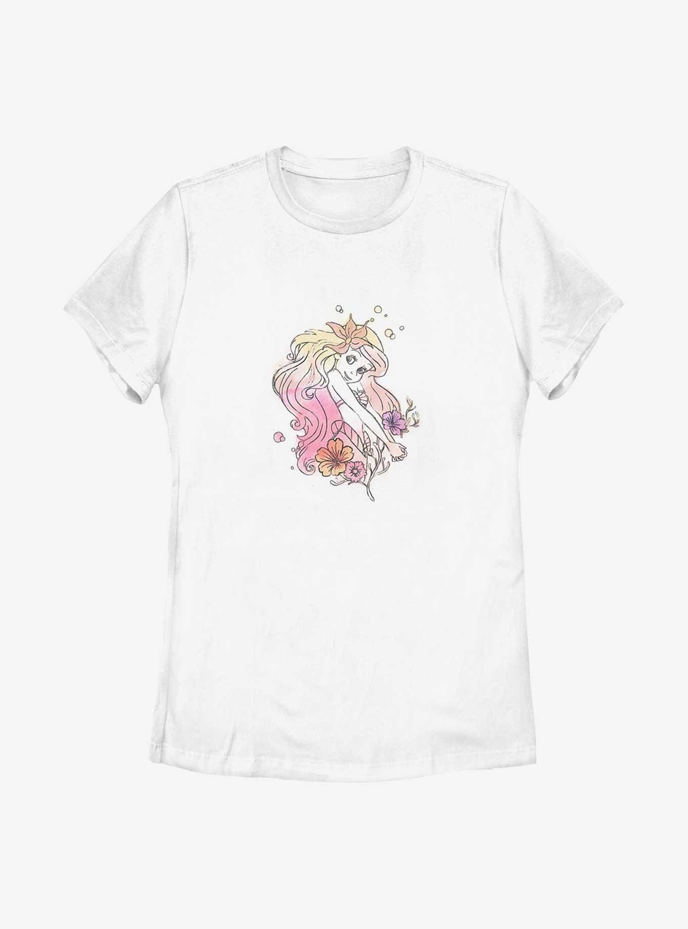 Disney The Little Mermaid Ariel Dream Womens T-Shirt, WHITE, hi-res