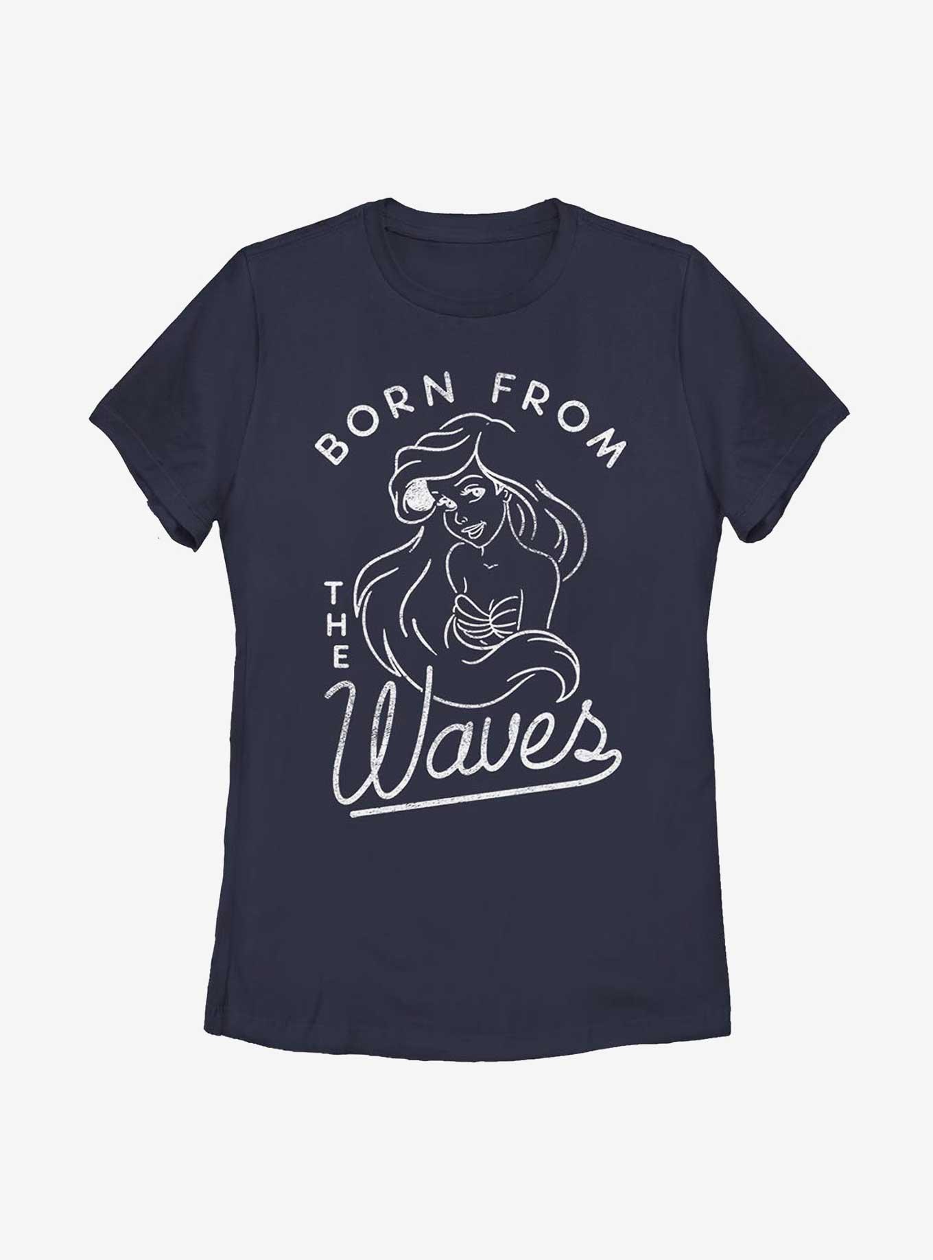 Disney The Little Mermaid Ariel Born From The Waves Womens T-Shirt, , hi-res