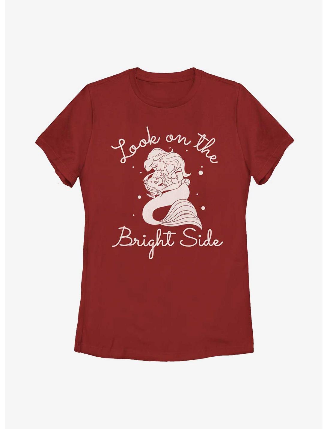 Disney The Little Mermaid Look on the Bright Side Womens T-Shirt, RED, hi-res