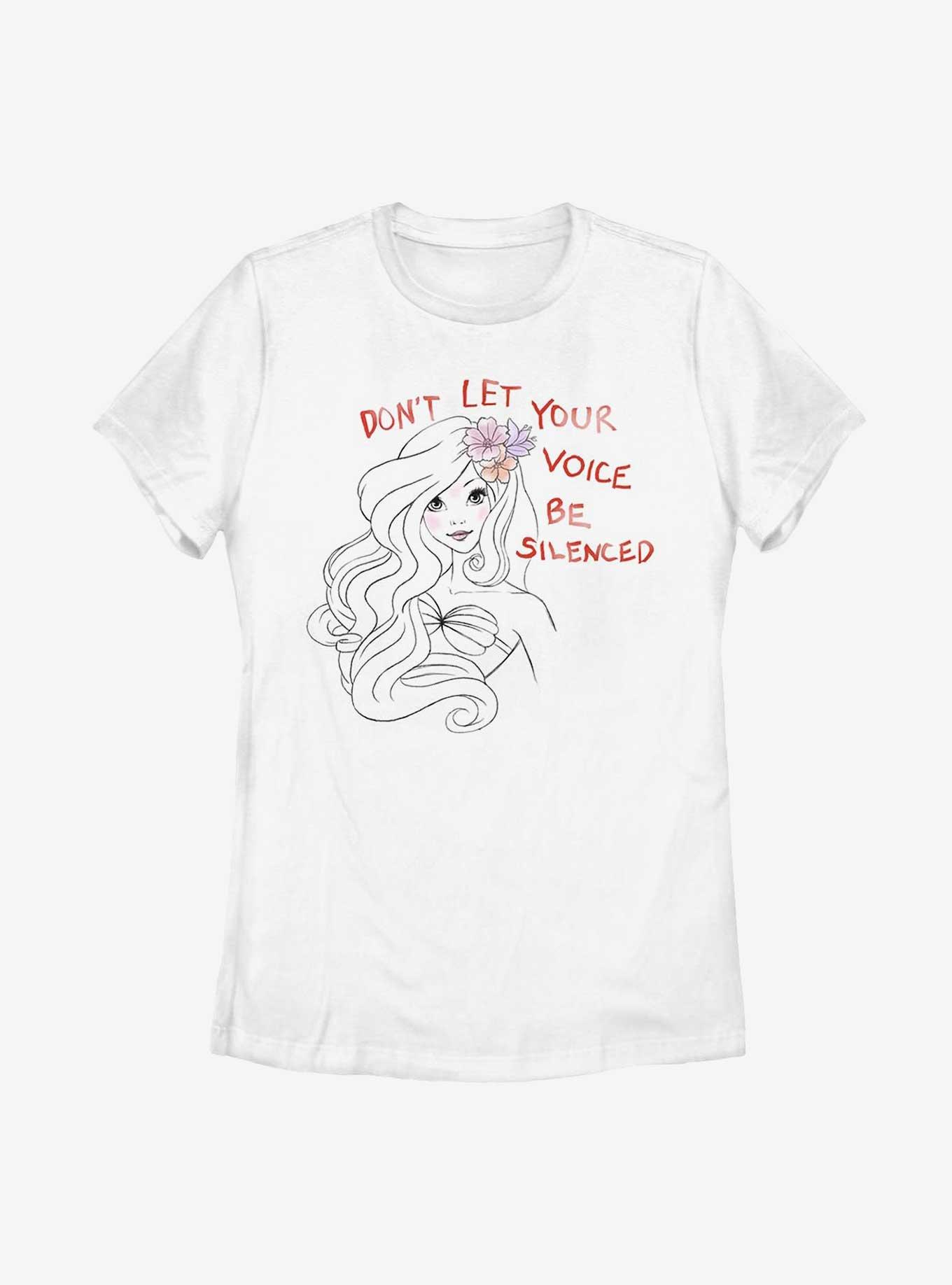 Disney The Little Mermaid Don't Silence Your Voice Womens T-Shirt, , hi-res