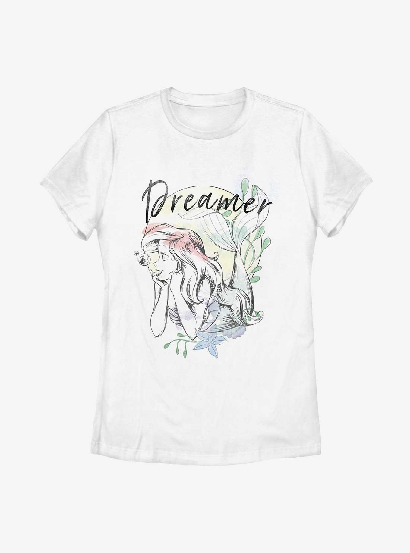Disney The Little Mermaid Dreamer Womens T-Shirt