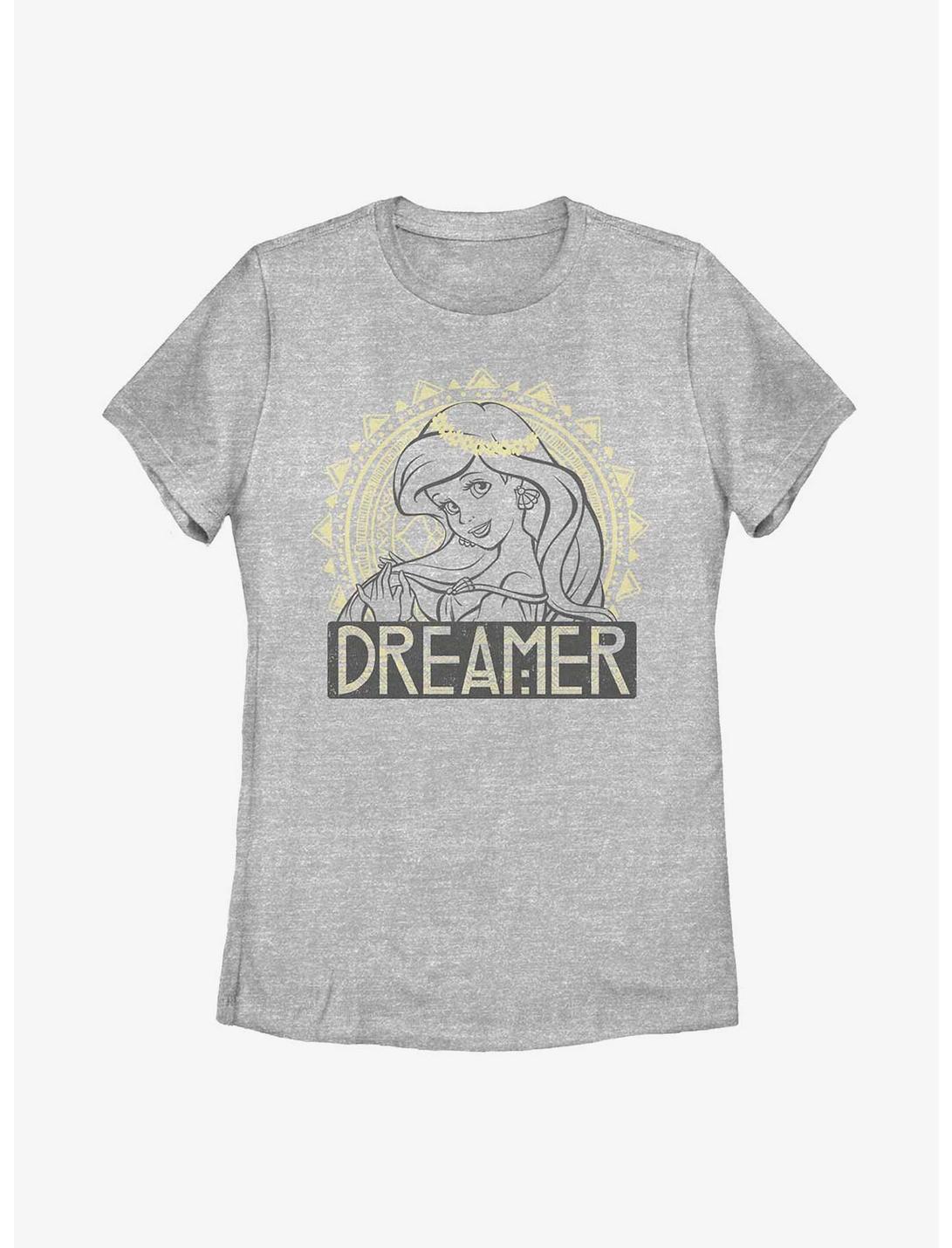 Disney The Little Mermaid Dreamer Ariel Womens T-Shirt, ATH HTR, hi-res