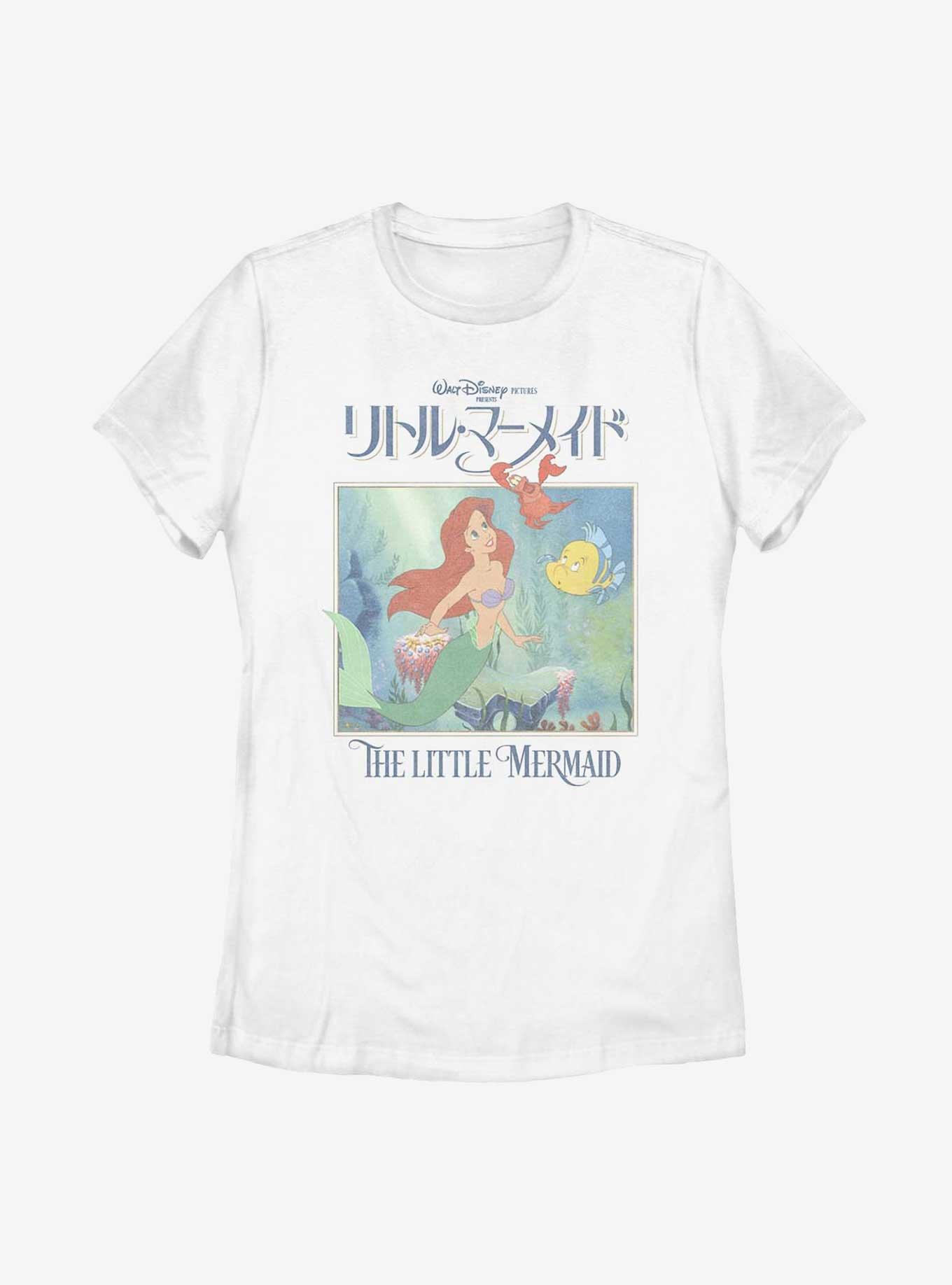 Disney The Little Mermaid In Japanese Poster Womens T-Shirt, , hi-res