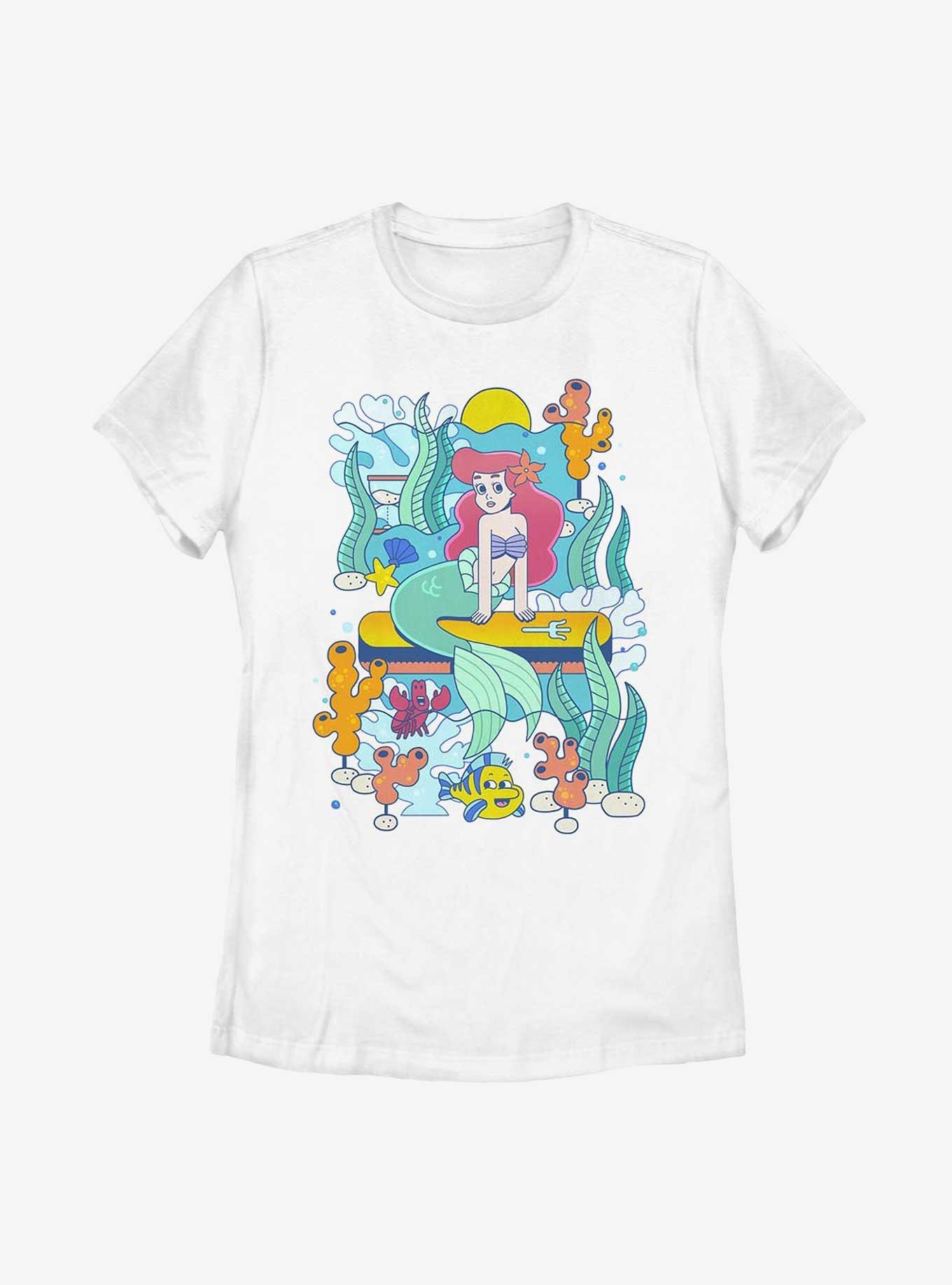 Disney The Little Mermaid Mermaid Jam Womens T-Shirt, WHITE, hi-res