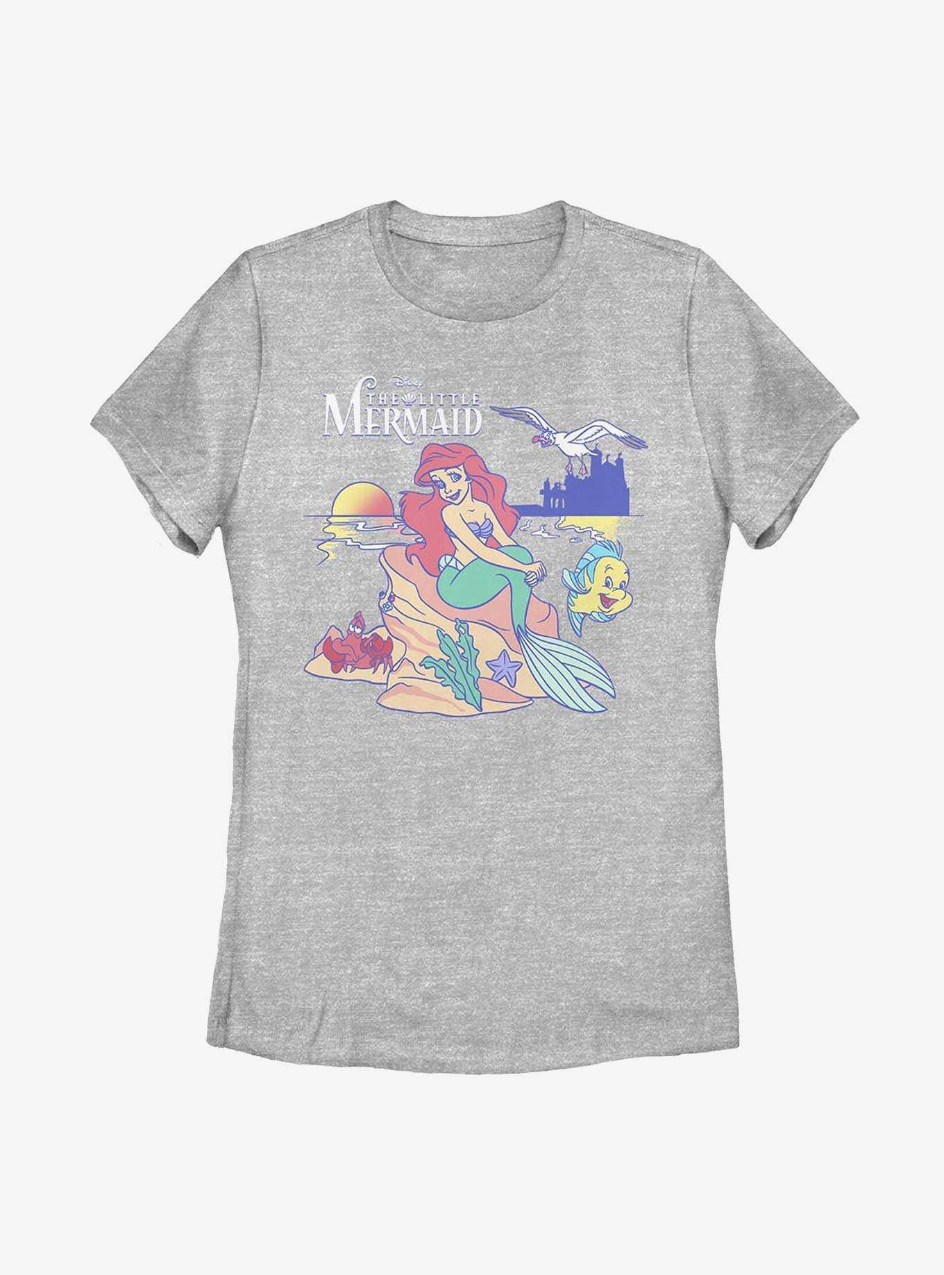 Disney The Little Mermaid Seaside Besties Logo Womens T-Shirt, , hi-res