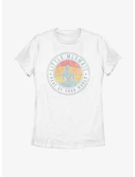 Disney The Little Mermaid Sunset Badge Womens T-Shirt, , hi-res