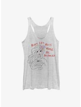 Disney The Little Mermaid Don't Silence Your Voice Womens Tank Top, , hi-res