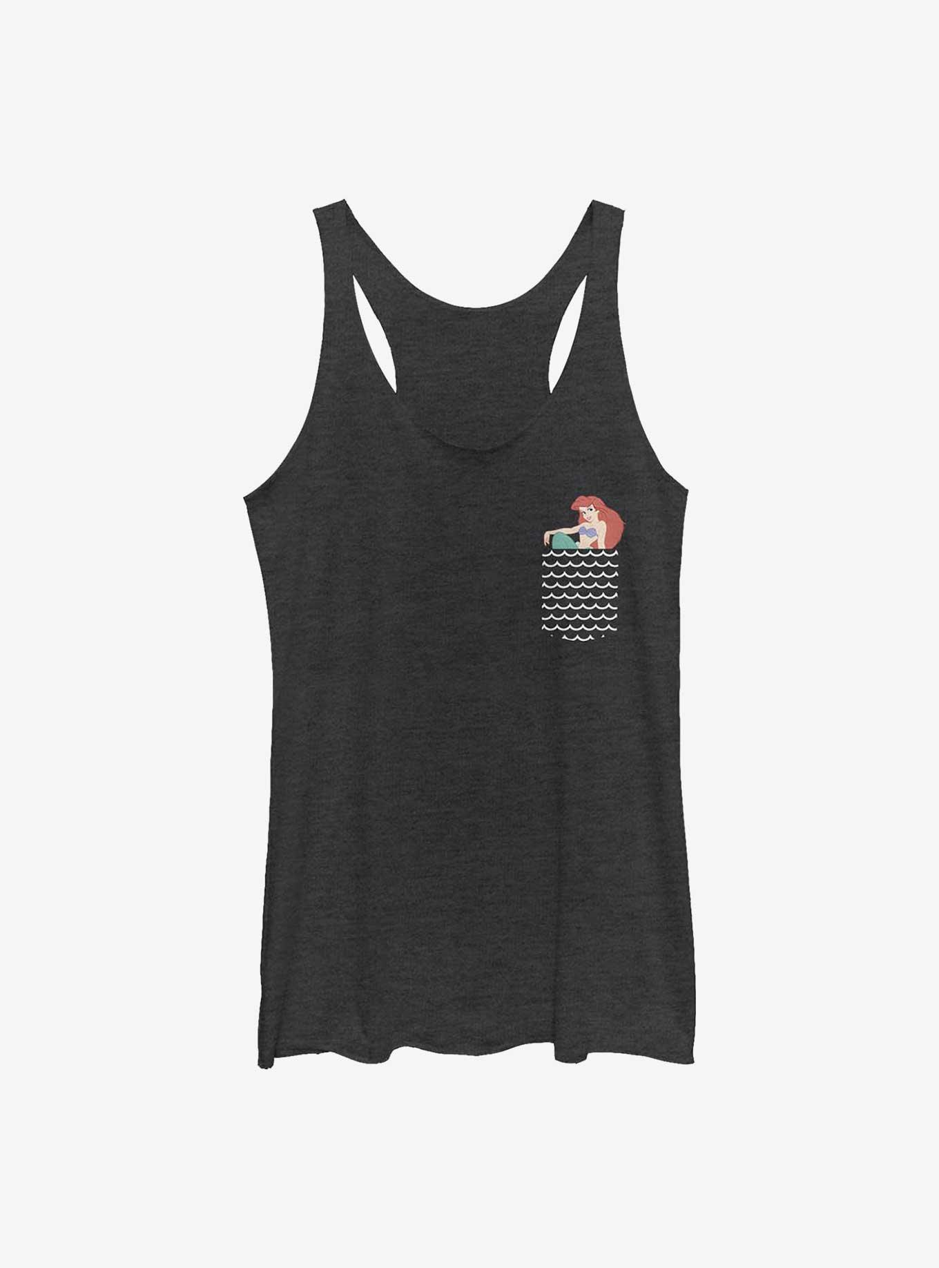 Disney The Little Mermaid Ariel Pocket Waves Womens Tank Top, , hi-res