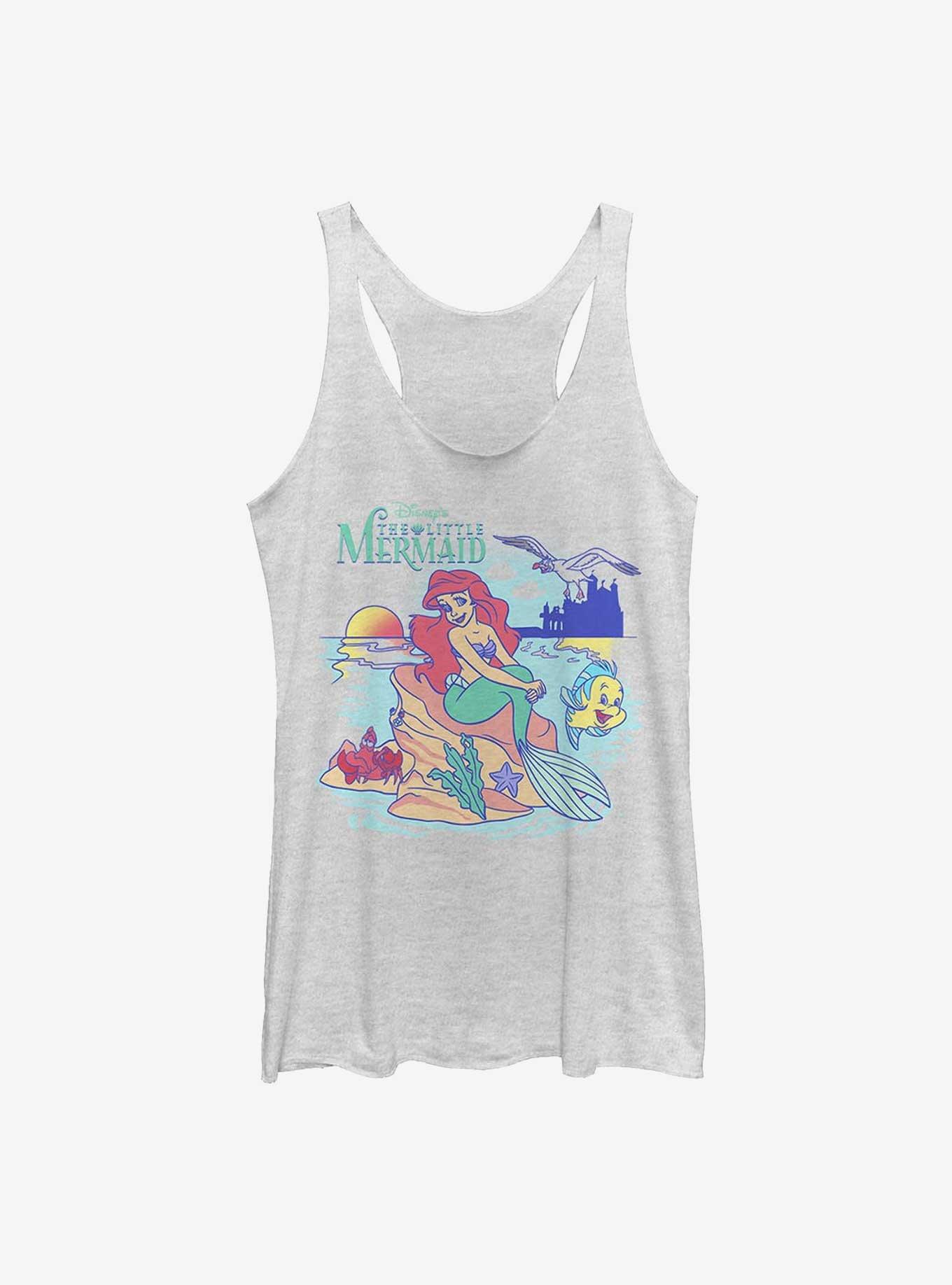Disney The Little Mermaid Seaside Besties Womens Tank Top, , hi-res