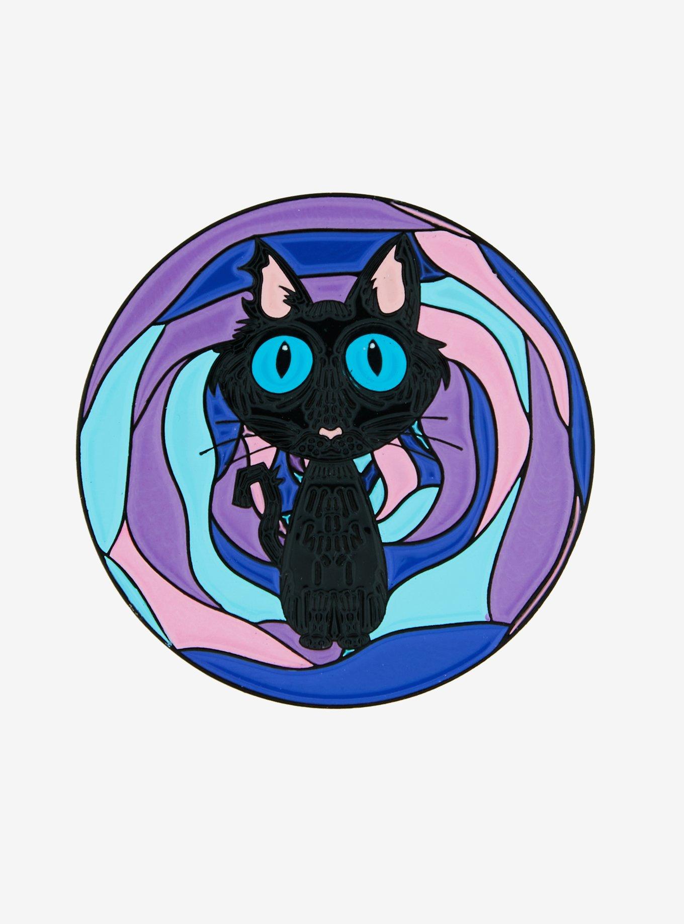 Coraline X Spooksieboo The Cat Enamel Pin, , hi-res