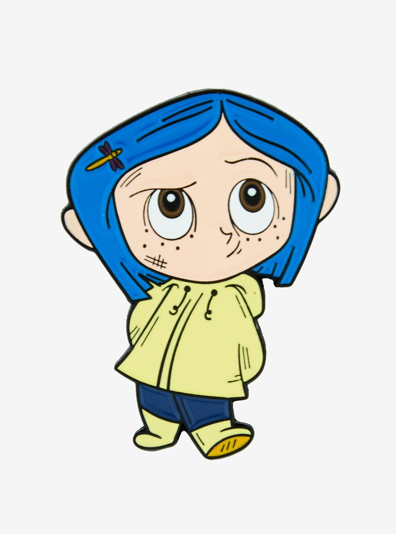 Coraline X Spooksieboo Enamel Pin, , hi-res