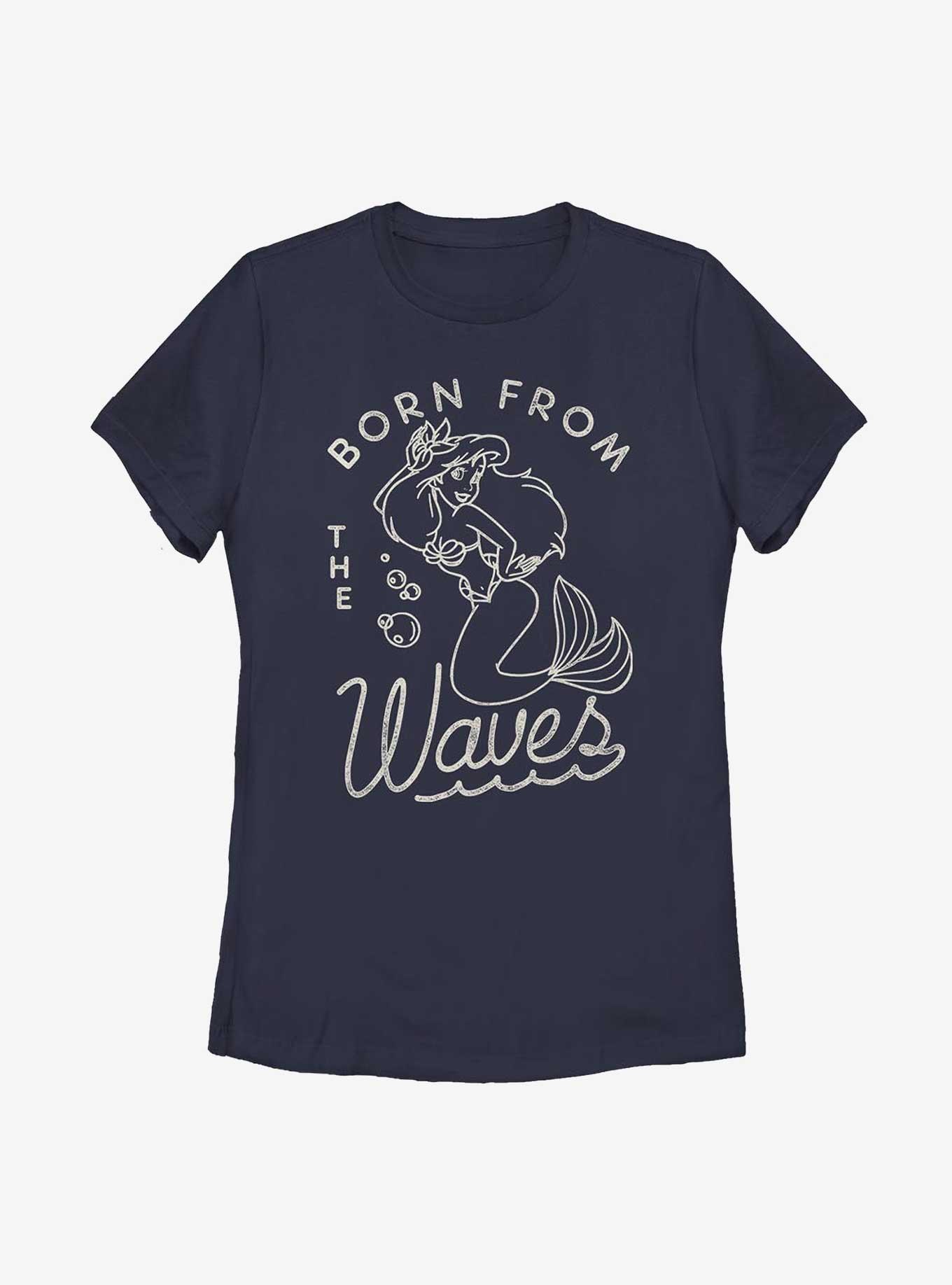 Disney The Little Mermaid Ariel Born From The Waves Womens T-Shirt, , hi-res