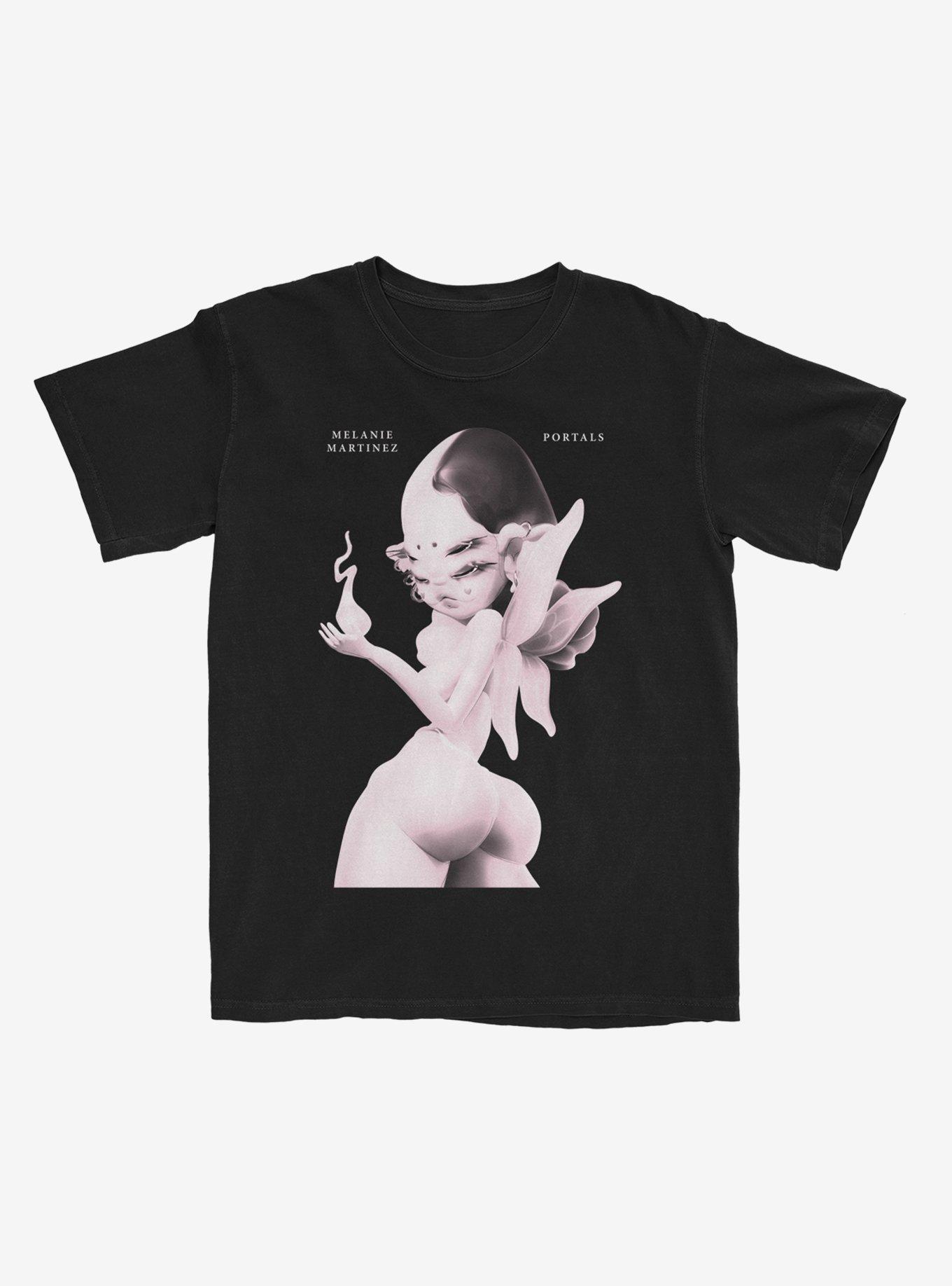 Melanie Martinez Portals Alien Boyfriend Fit T-Shirt, BLACK, hi-res