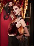Interview With The Vampire Velvet Lace Girls Corset, BLACK, hi-res