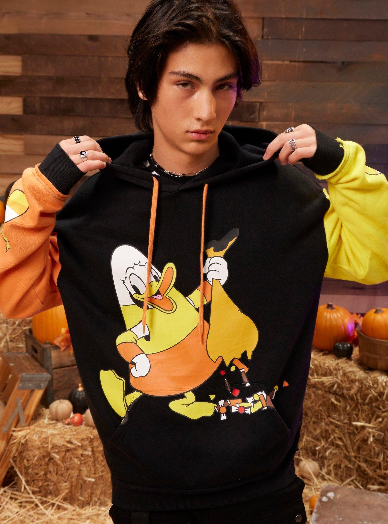 Our Universe Disney Halloween Donald Duck Color-Block Hoodie, , hi-res