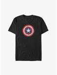 Marvel Captain America Distressed Shield Big & Tall T-Shirt, BLACK, hi-res