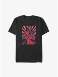 Marvel Deadpool Heart Hands Big & Tall T-Shirt, BLACK, hi-res