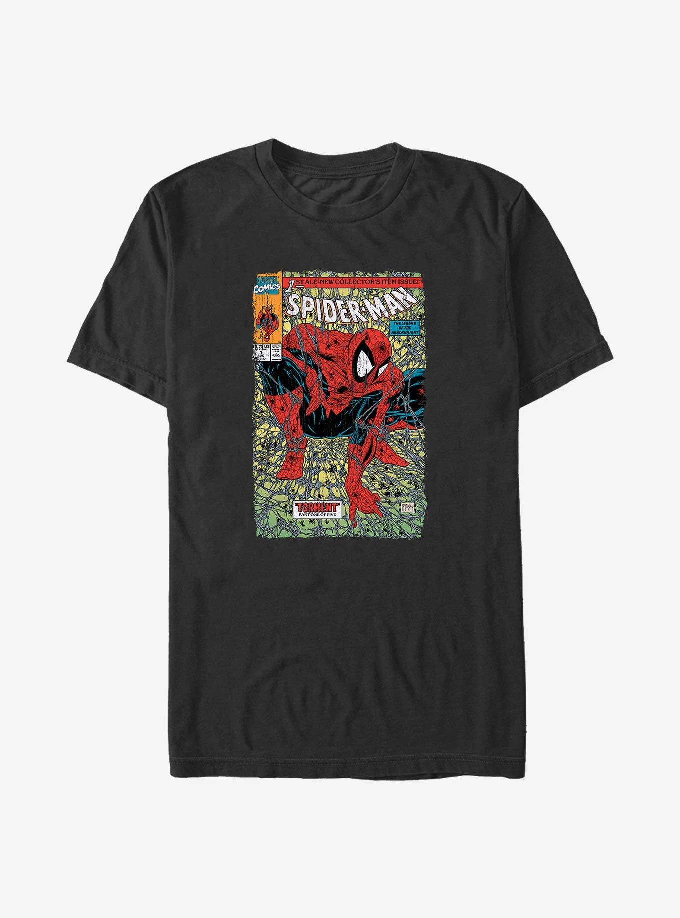 Marvel Spider-Man Spider Torment Comic Big & Tall T-Shirt, , hi-res