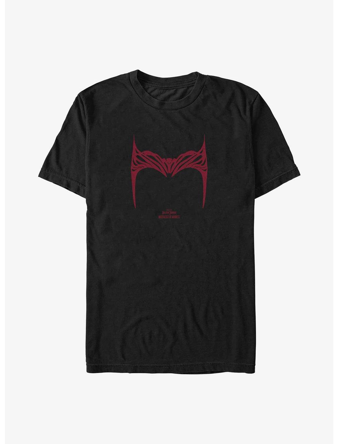 Marvel Doctor Strange In The Multiverse Of Madness Scarlet Witch Helm Big & Tall T-Shirt, BLACK, hi-res