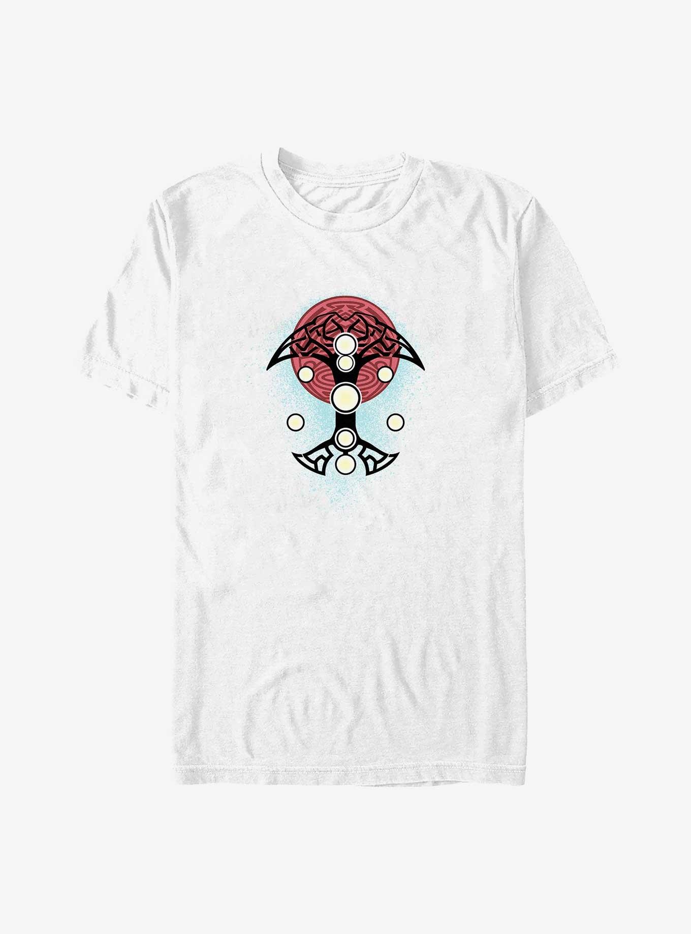 Marvel Thor Blue Splatter Cosplay Big & Tall T-Shirt, WHITE, hi-res