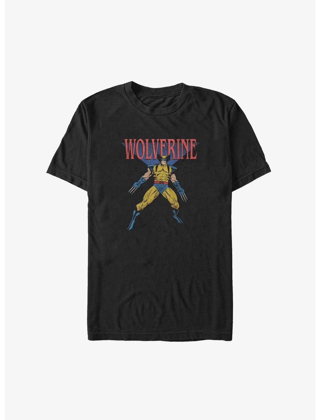 Marvel X-Men Classic Wolverine Big & Tall T-Shirt, BLACK, hi-res