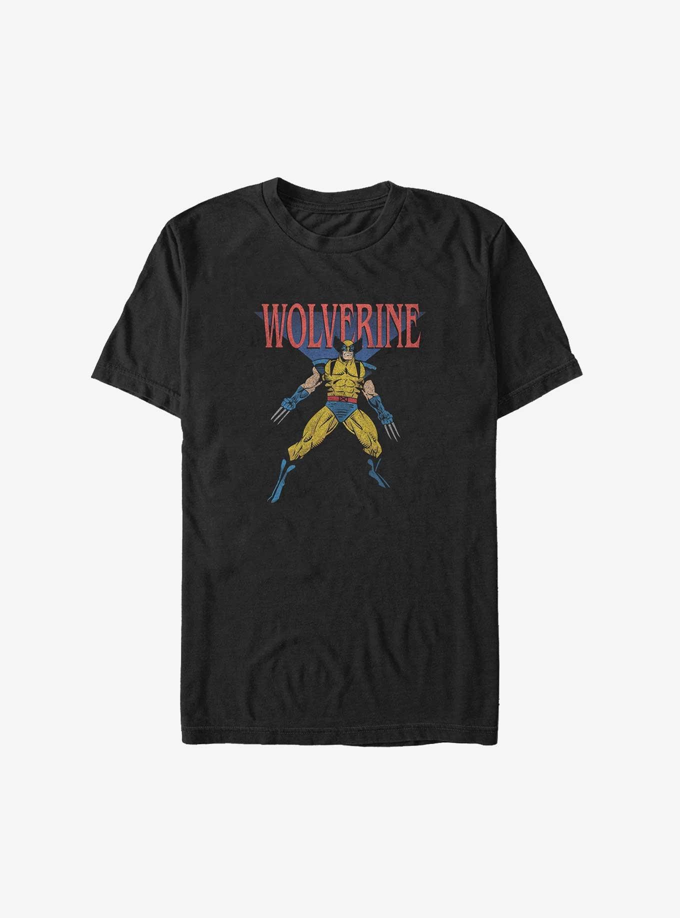 Marvel X-Men Classic Wolverine Big & Tall T-Shirt, BLACK, hi-res