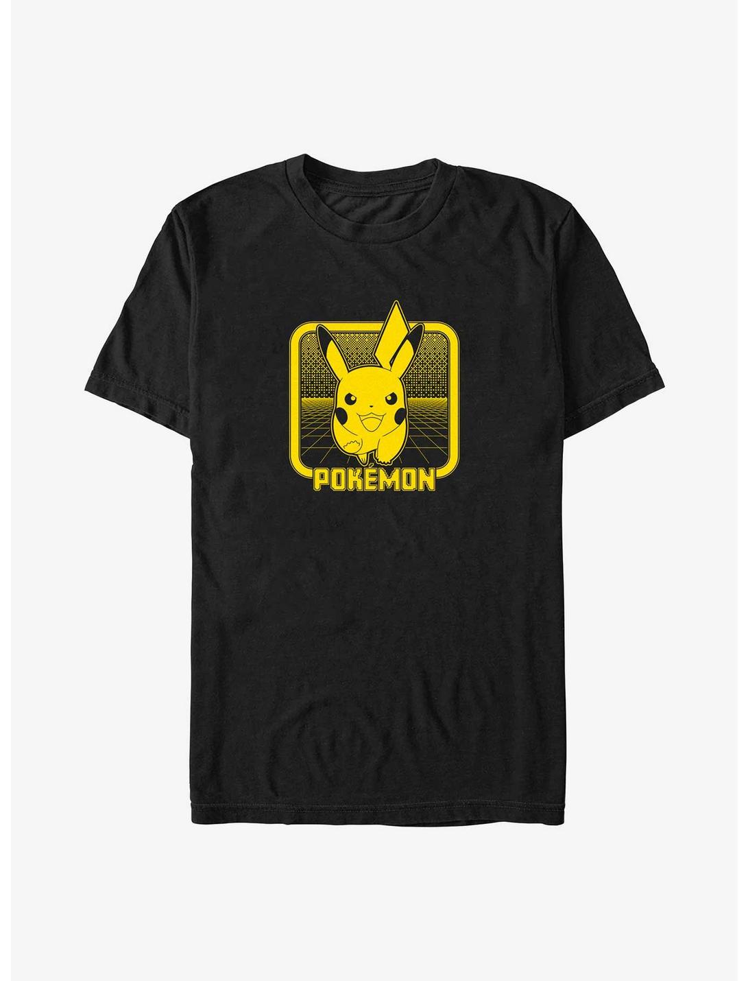 Pokemon Digital Pikachu Big & Tall T-Shirt, BLACK, hi-res