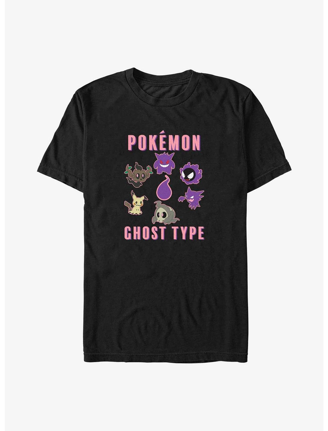 Pokemon Ghost Type Group Big & Tall T-Shirt, BLACK, hi-res