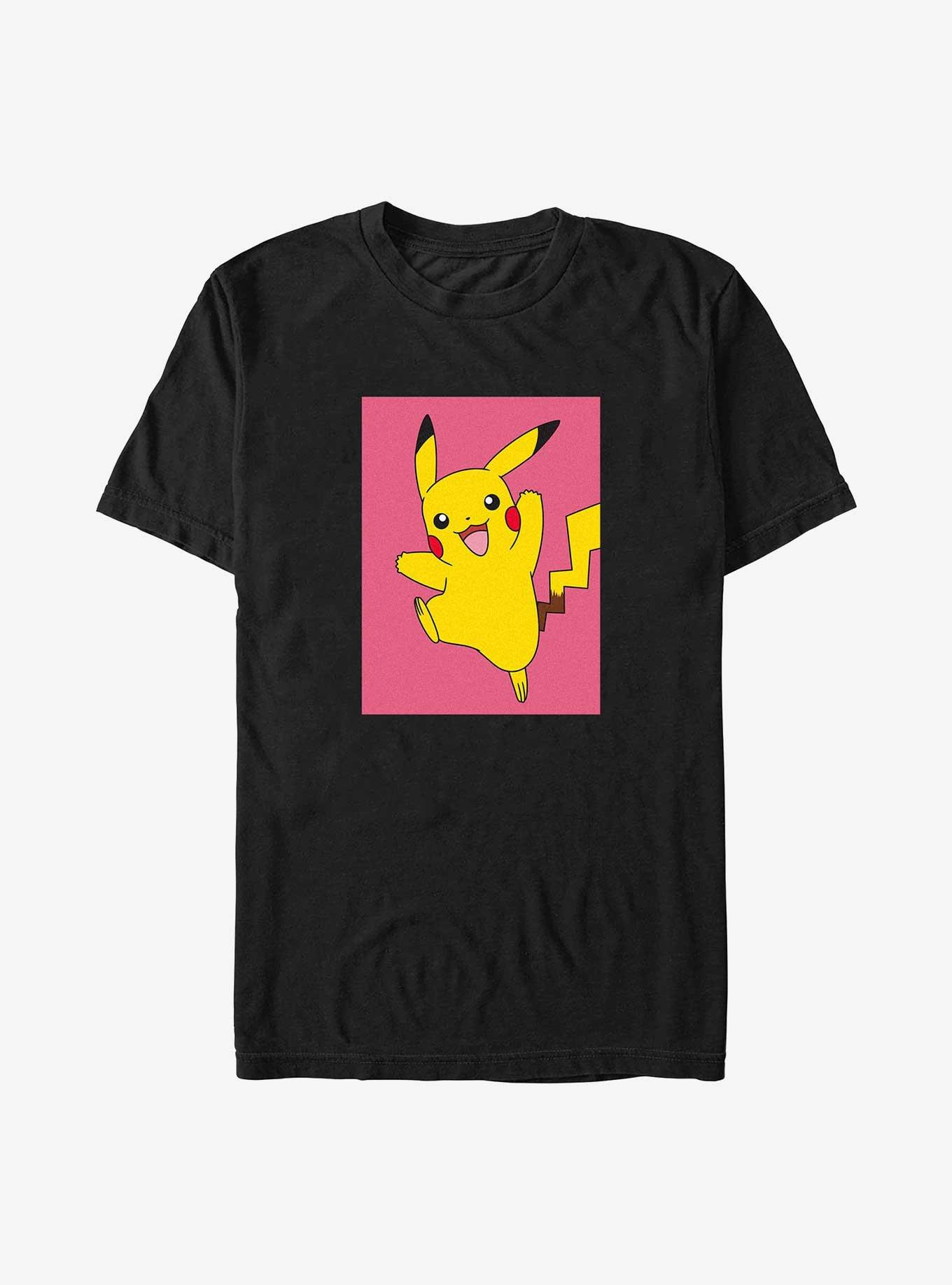 Pokemon Pikachu Leap Poster Big & Tall T-Shirt, , hi-res