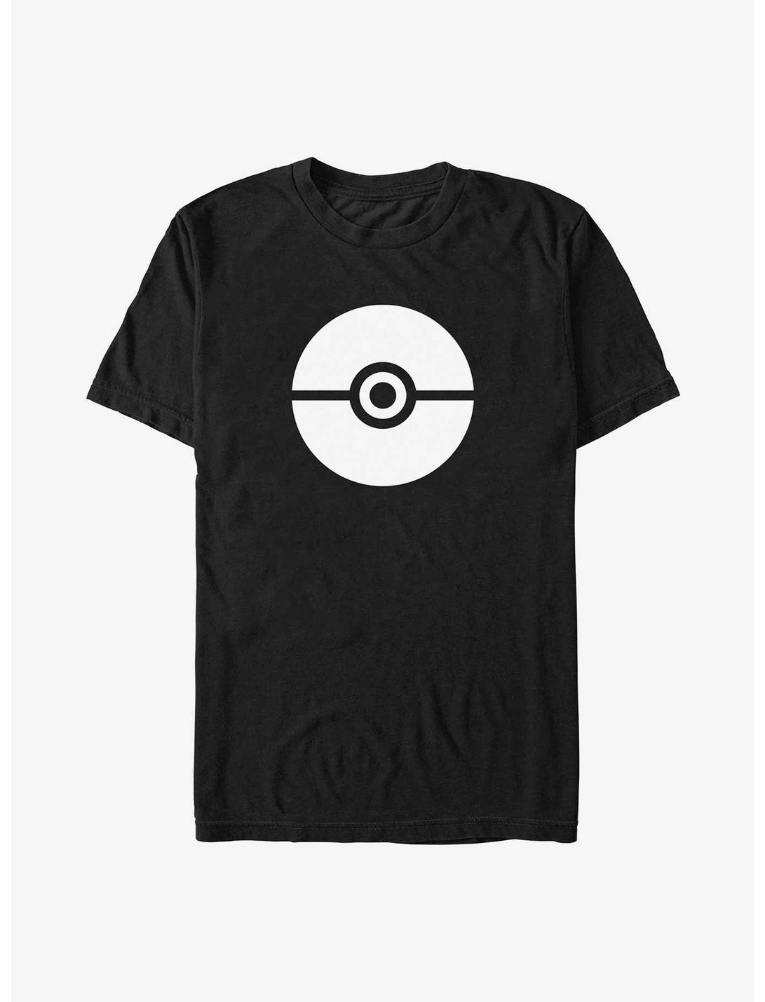 Pokemon Poke Ball Icon Big & Tall T-Shirt, BLACK, hi-res