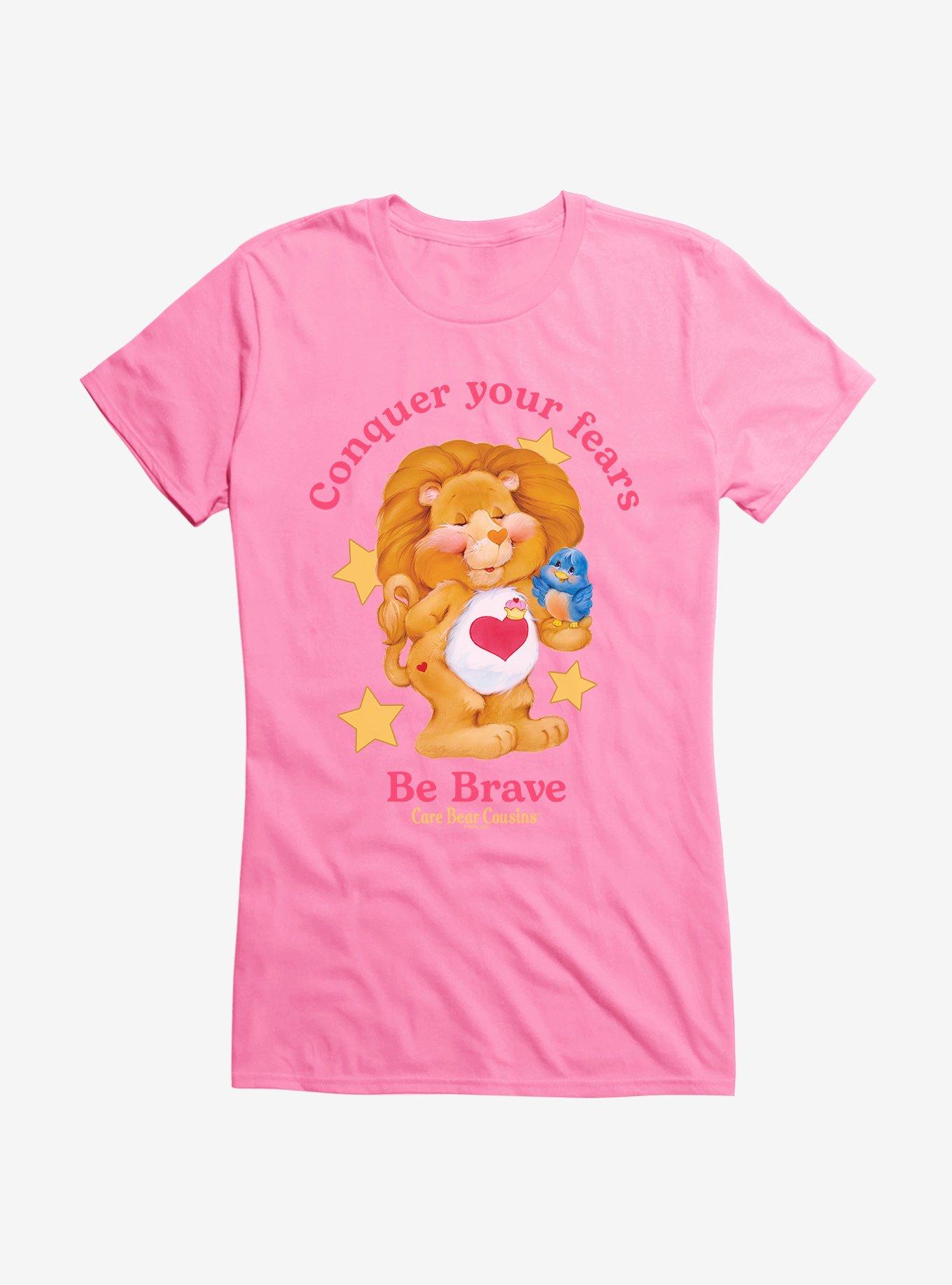 Care Bear Cousins Brave Heart Lion Be Brave Girls T-Shirt, CHARITY PINK, hi-res