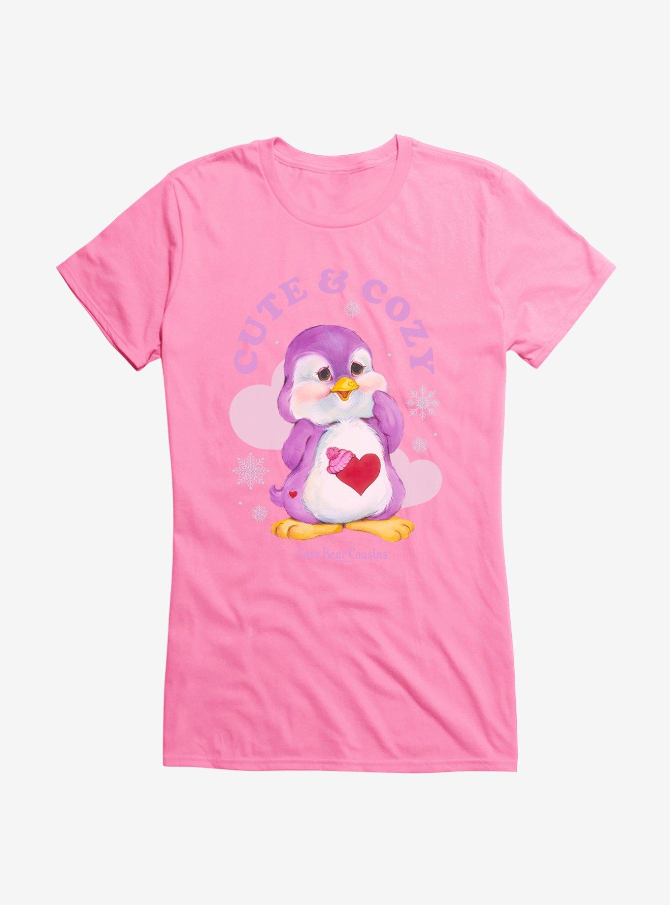 Care Bear Cousins Cozy Heart Penguin Cute & Cozy Girls T-Shirt, CHARITY PINK, hi-res