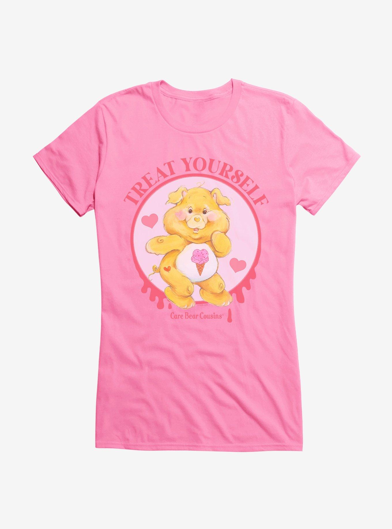 Care Bear Cousins Treat Heart Pig Treat Yourself Girls T-Shirt, CHARITY PINK, hi-res