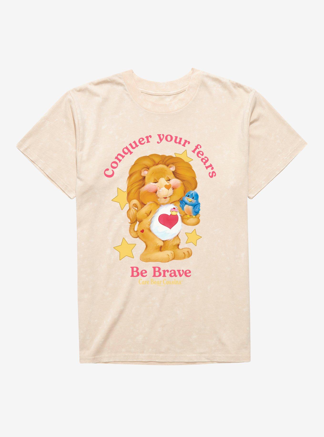 Care Bear Cousins Brave Heart Lion Be Brave Mineral Wash T-Shirt, , hi-res