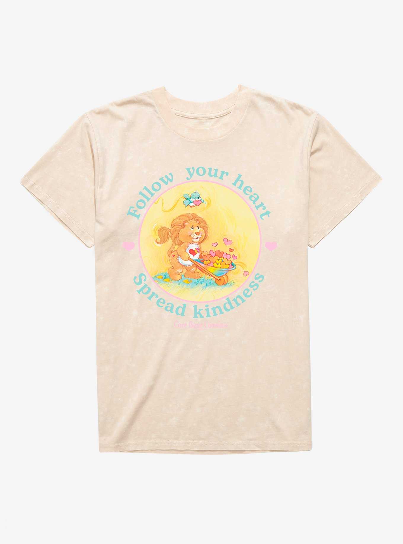 Care Bear Cousins Brave Heart Lion Follow Your Heart Mineral Wash T-Shirt, , hi-res