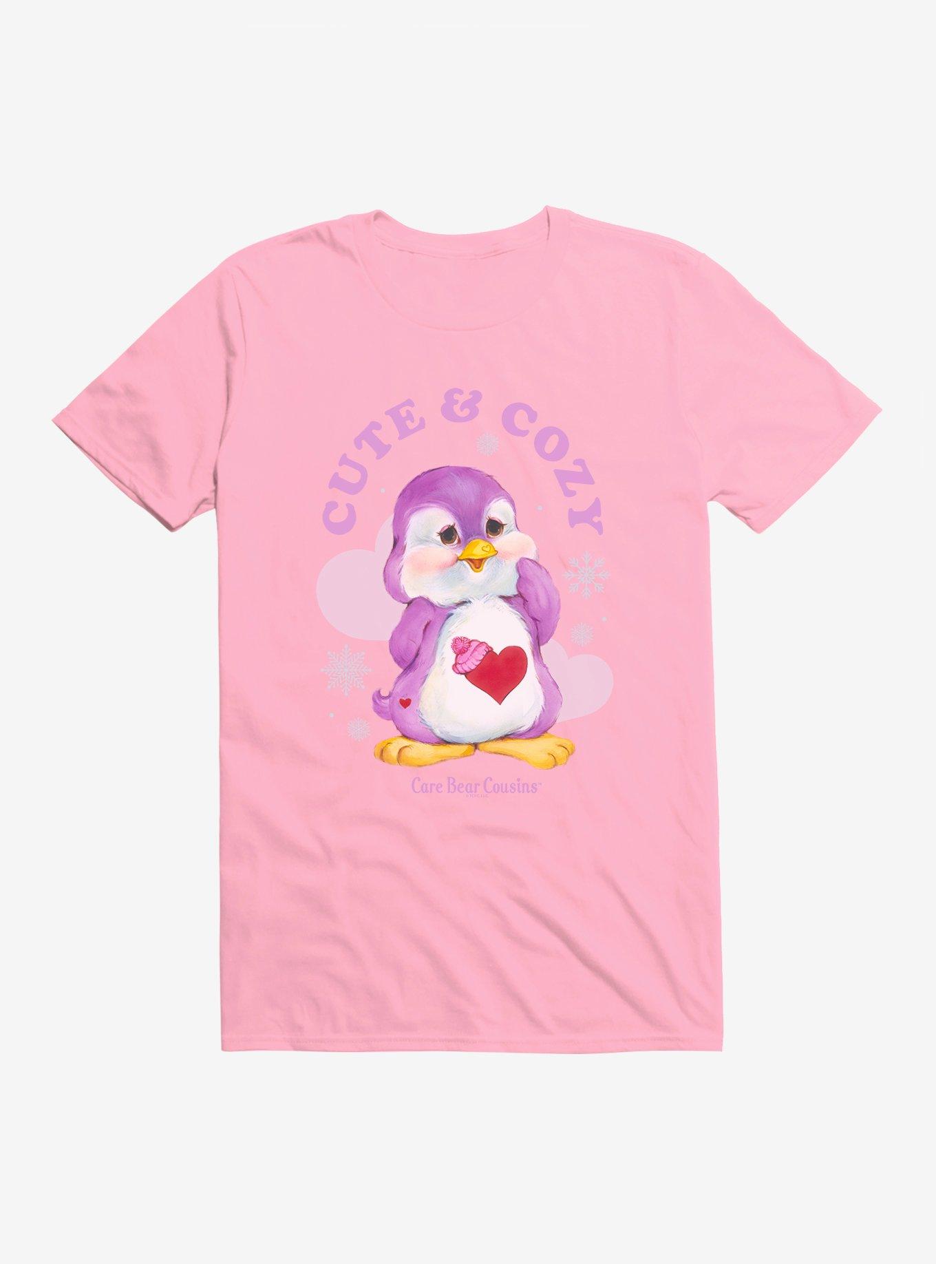 Care Bear Cousins Cozy Heart Penguin Cute & Cozy T-Shirt, CHARITY PINK, hi-res