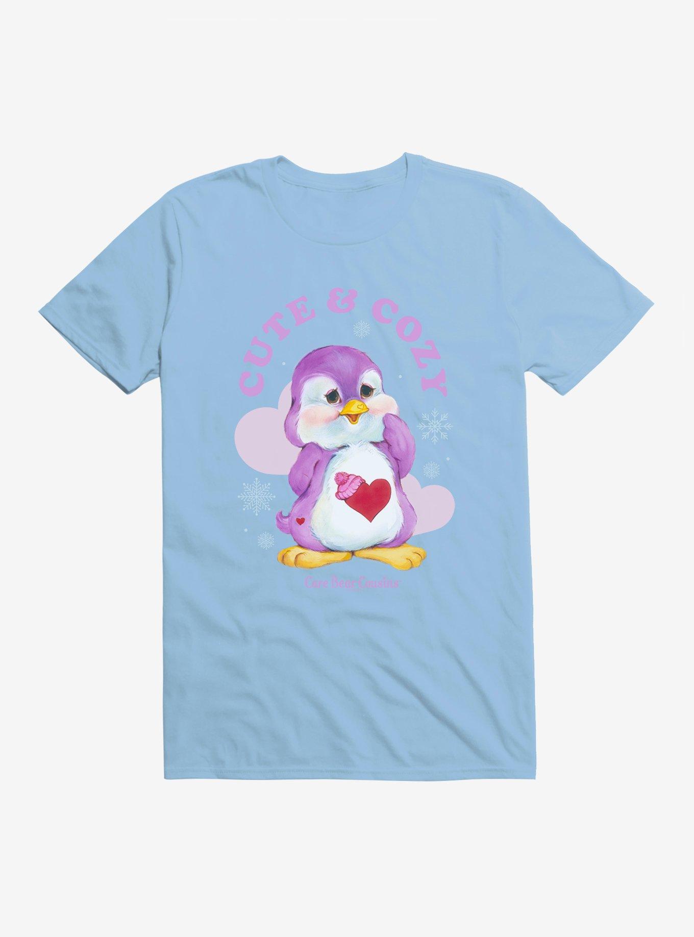 Care Bear Cousins Cozy Heart Penguin Cute & Cozy T-Shirt, LIGHT BLUE, hi-res