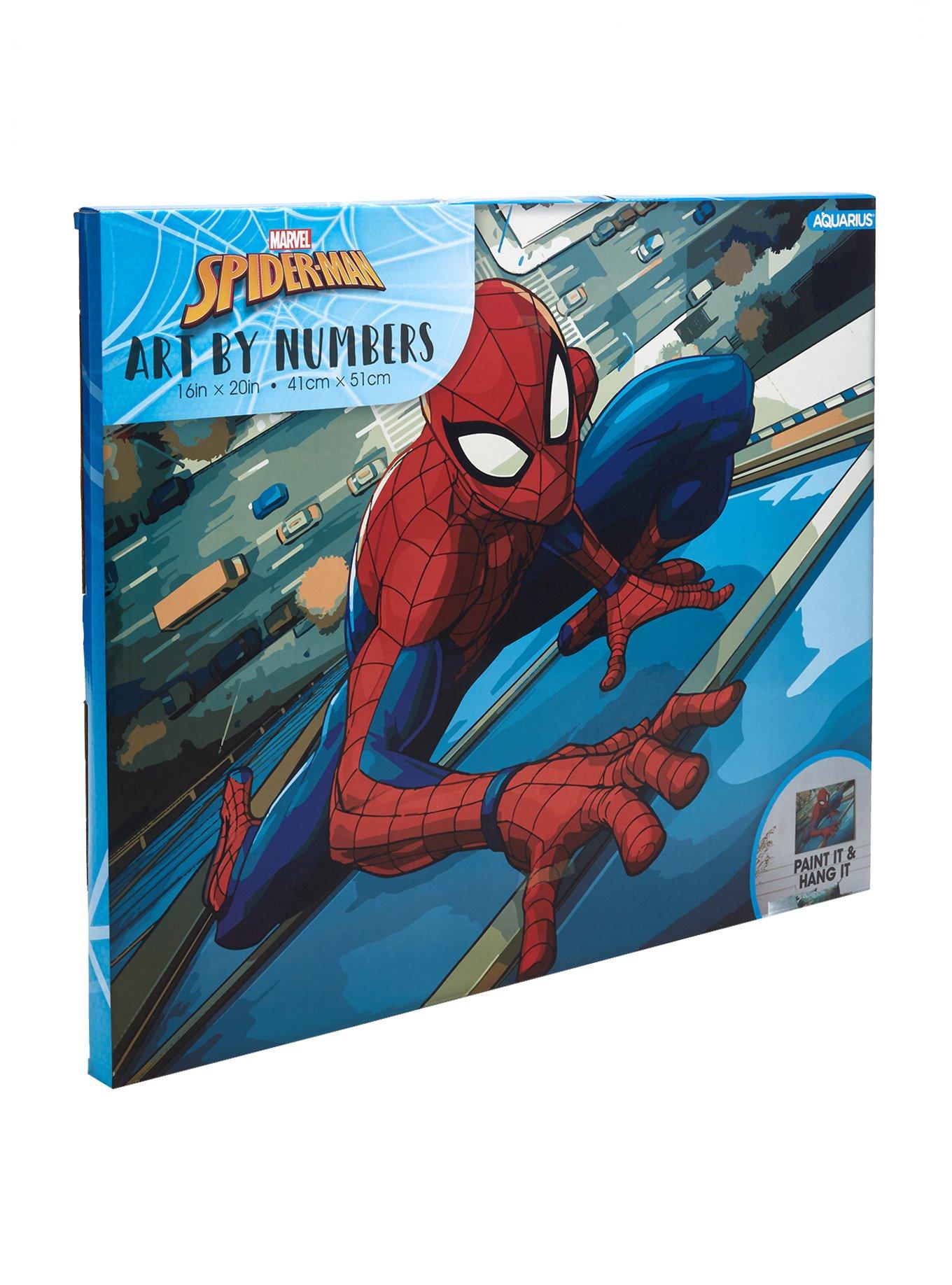Marvel Spider-Man Art By Numbers Paint Kit, , hi-res