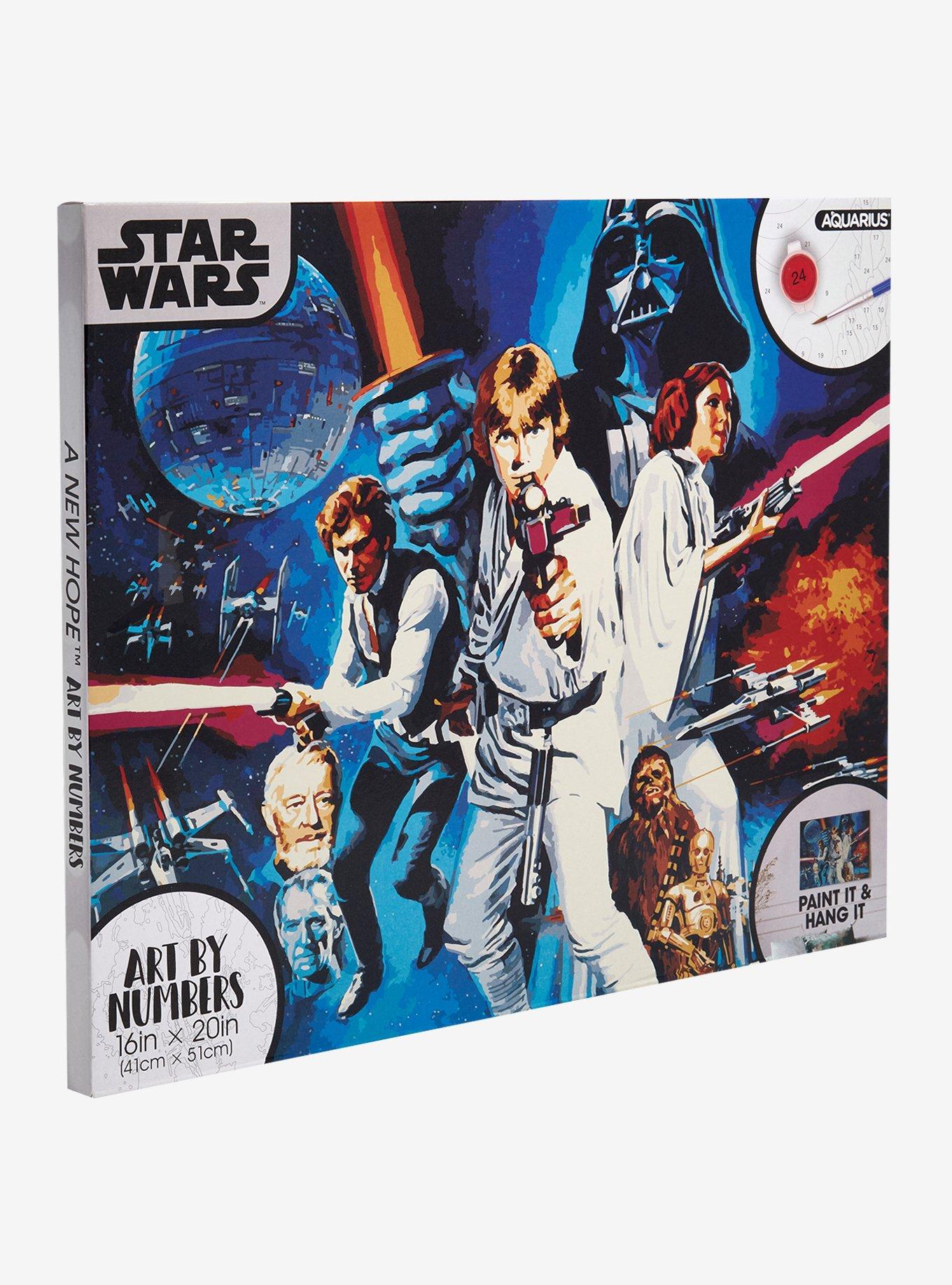 Star Wars A New Hope Art By Numbers Paint Kit