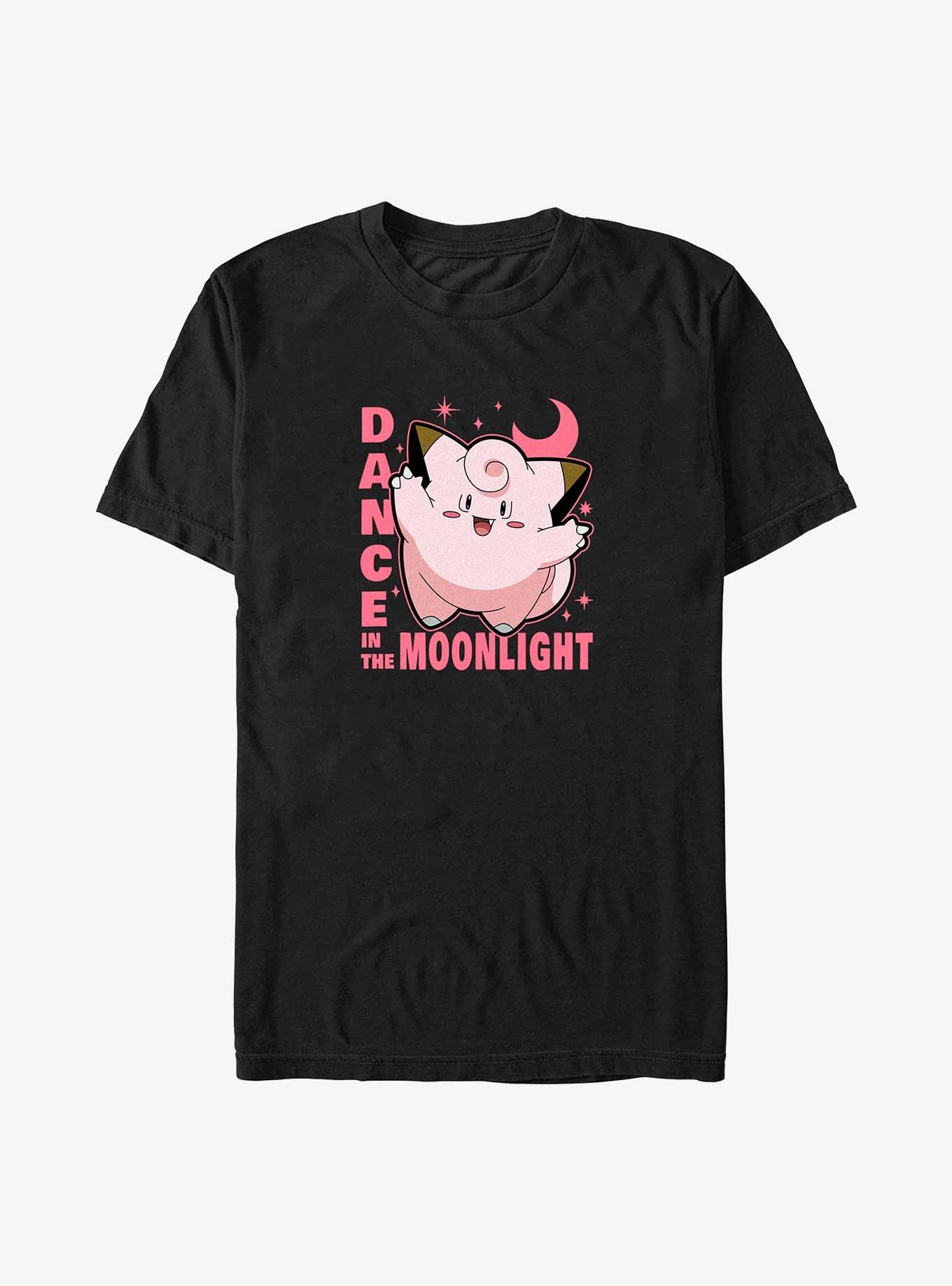 Pokemon Clefairy Dance In The Moonlight Big & Tall T-Shirt