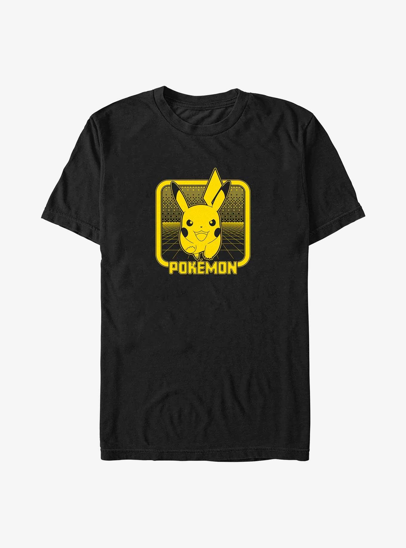 Pokemon Digital Pikachu Big & Tall T-Shirt, BLACK, hi-res