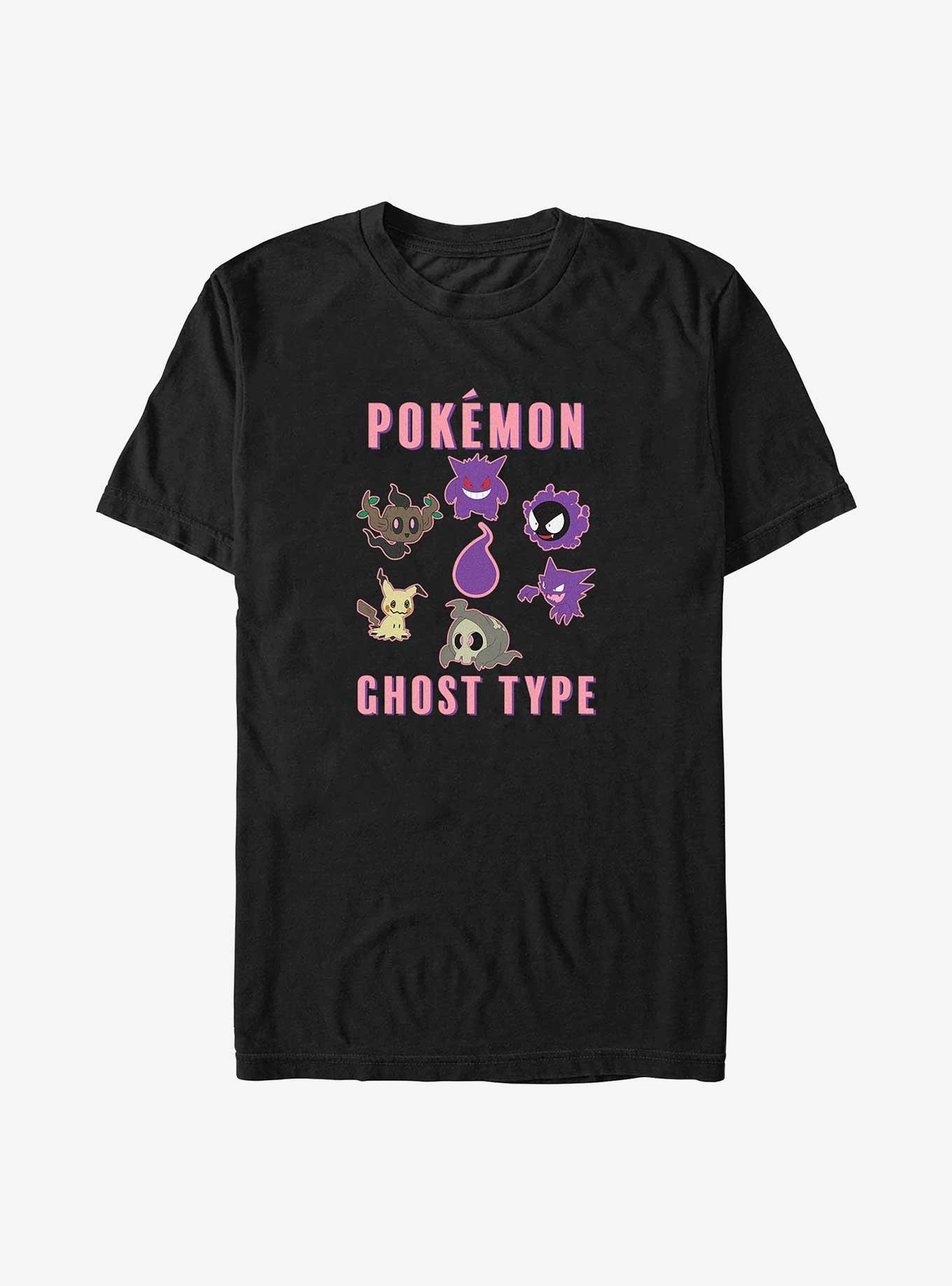 Pokemon Ghost Type Group Big & Tall T-Shirt, BLACK, hi-res
