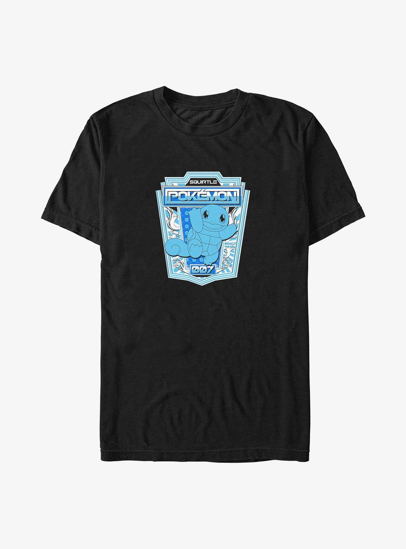 Pokemon Squirtle Badge Big & Tall T-Shirt, BLACK, hi-res