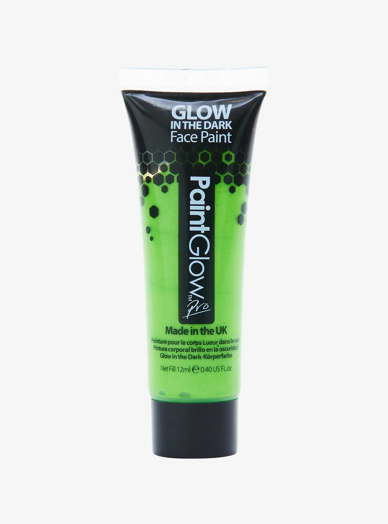 Neon Green Glow-In-The-Dark Face Paint, , hi-res