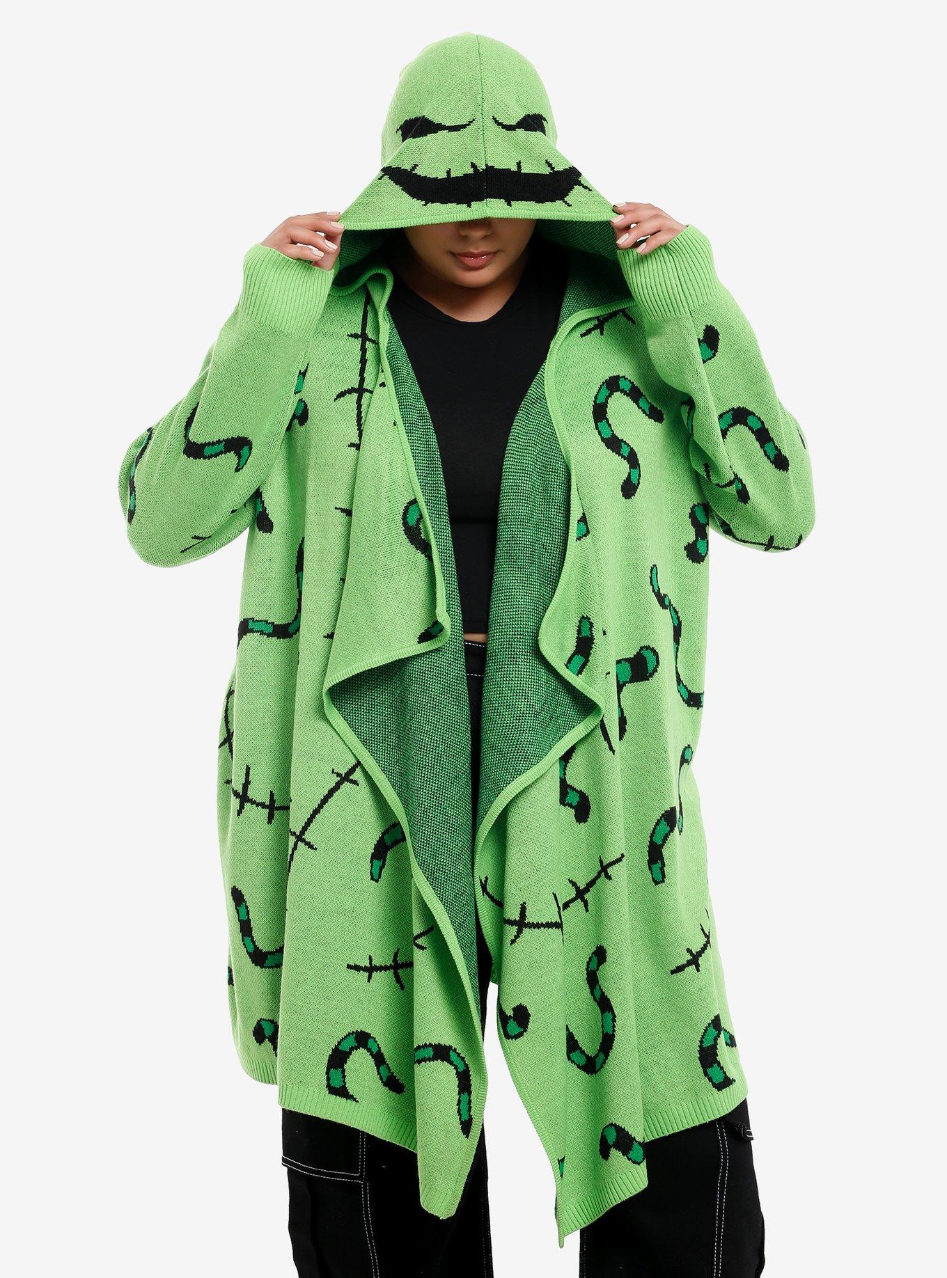 Her Universe The Nightmare Before Christmas Oogie Boogie Glow-In-The-Dark  Girls Drape Cardigan Plus Size