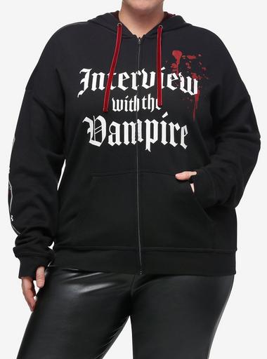 帽子 VAMPS DEVIL HOODIE archive vkei 14th Interview With The Vampire Coffins Lace-Up Girls Hoodie Plus Size