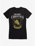 Harry Potter Merry Christmas Hufflepuff Girls T-Shirt, , hi-res