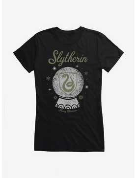 Harry Potter Snow Globe Slytherin Girls T-Shirt, , hi-res
