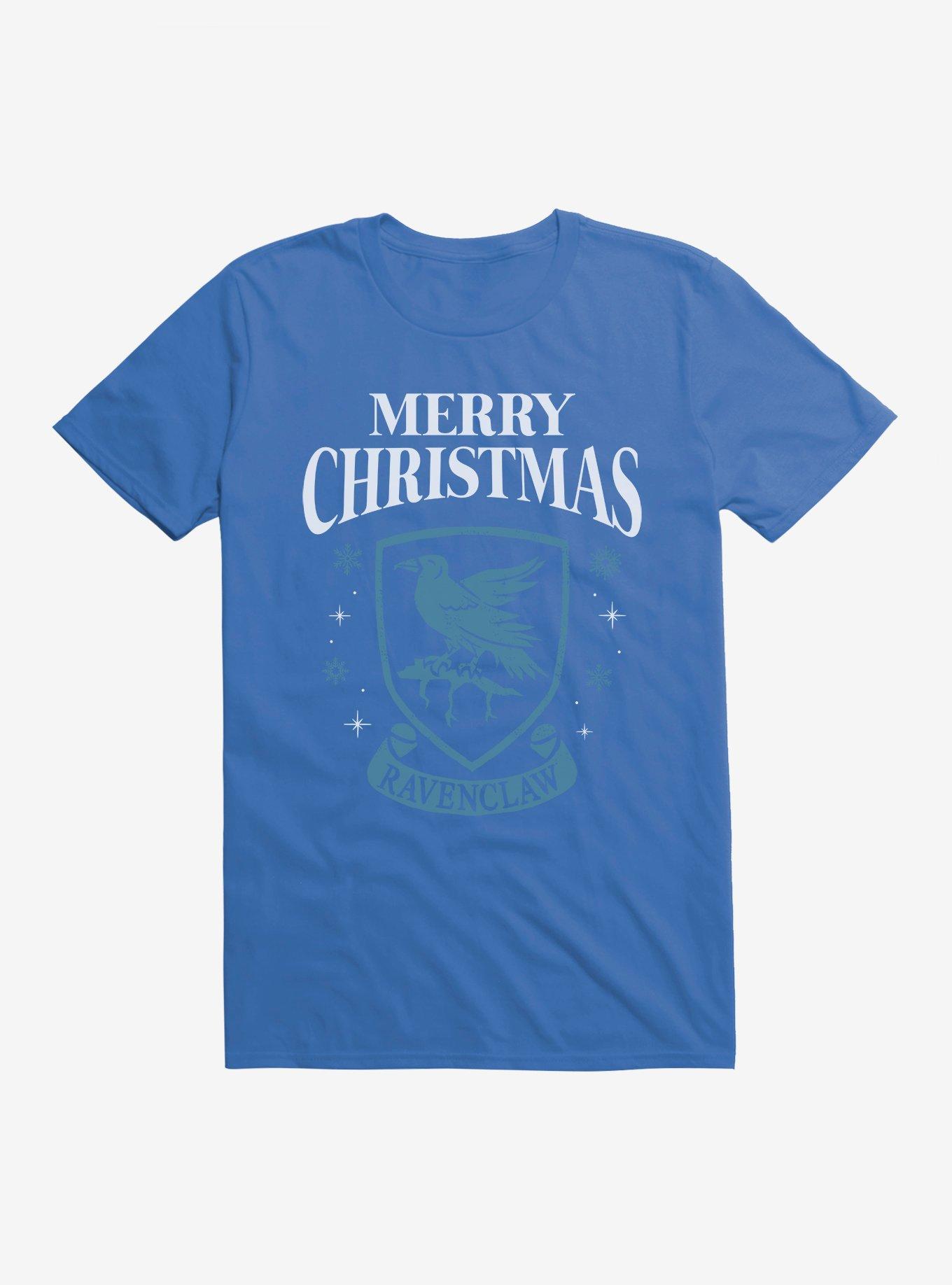 Harry Potter Merry Christmas Ravenclaw T-Shirt, ROYAL BLUE, hi-res