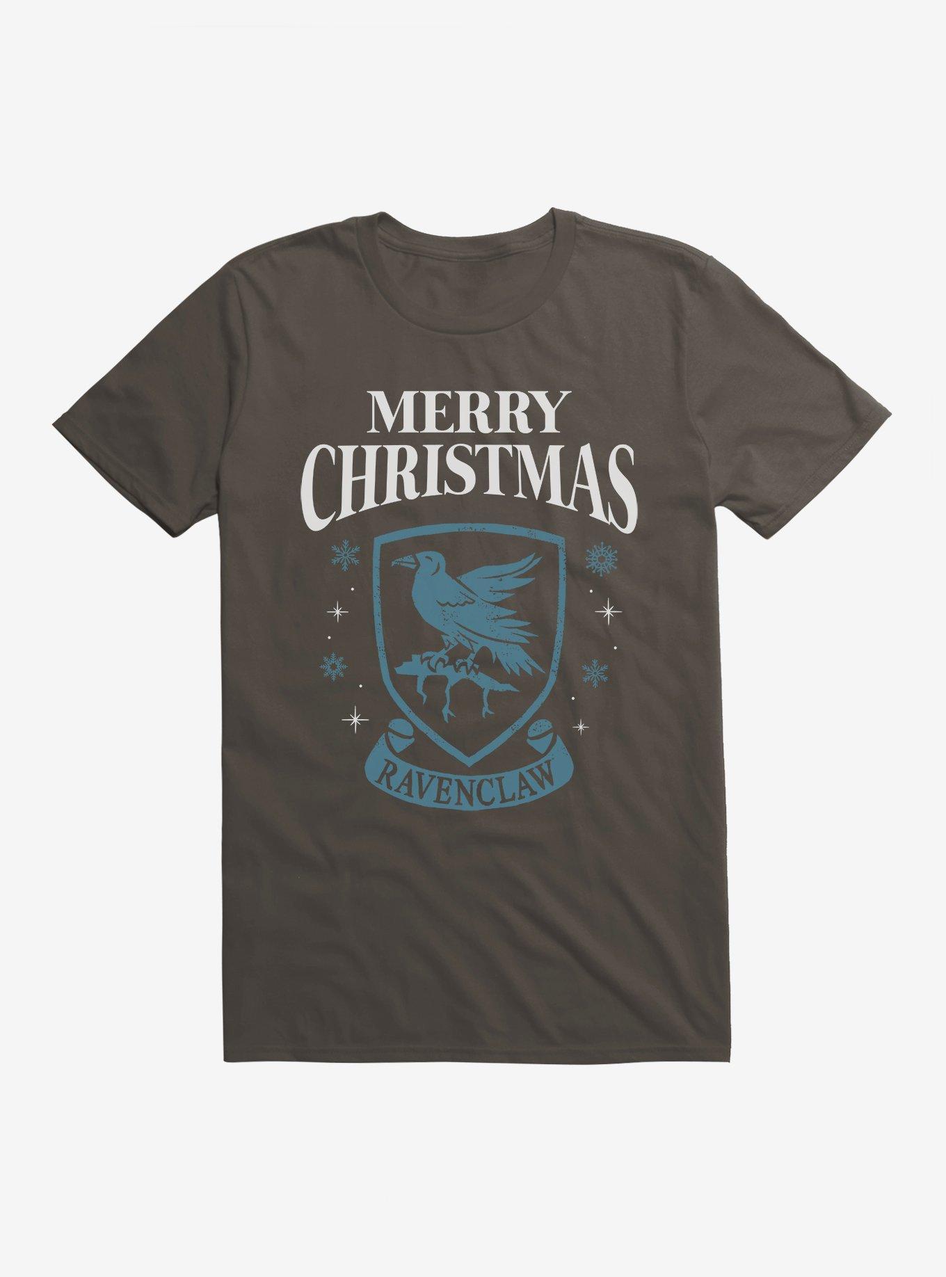 Harry Potter Merry Christmas Ravenclaw T-Shirt, SMOKE, hi-res